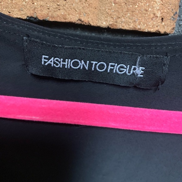 Fashion to Figure Black Mini Dress - Picture 3 of 5